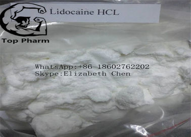 Polvere bianca farmaceutica delle materie prime della droga dell'analgesico di CAS 73-78-9 del cloridrato della lidocaina