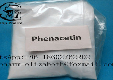 Polvere cristallina bianca dell'analgesico di Phenacetin 1-Acetamido-4-Ethoxybenzene CAS 200-533-0 o cristalli incolori 99%purity